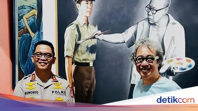  Butet dan Irjen Suwondo Gelar Pameran Lukisan hingga Pasar Kangen di Polda DIY 